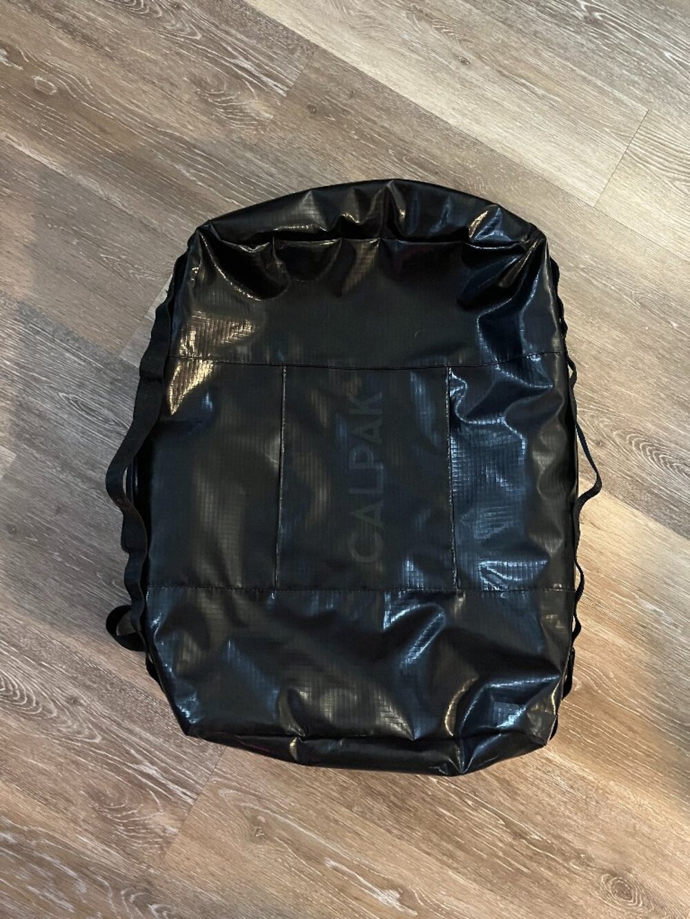 RARE Calpak Terra Large 50L Black Obsidian Duffel Backpack unisex